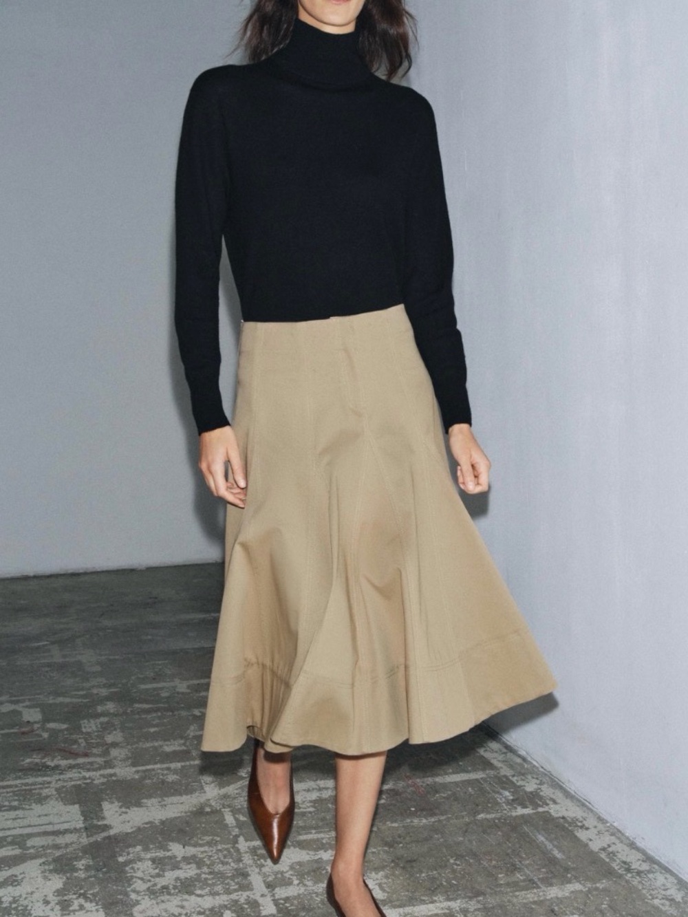 ZARA TRENCH MIDI SKIRT ZW COLLECTION NWT
(look at all images plz)